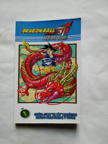 Dragon Ball GT Remake Manga Oficial de GT, cuenta con su ISBN que lo vuelve Apto para venta en librerías.